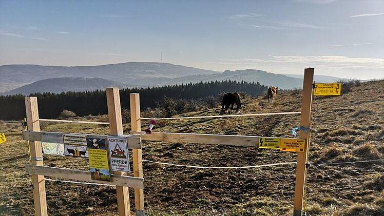 Nicht zu schmal, aber auch nicht zu breit darf der Durchgang zwischen den Gattern am Himmeldunkberg sein.  Das sorgt für Diskussionen. Foto: Marion Eckert
