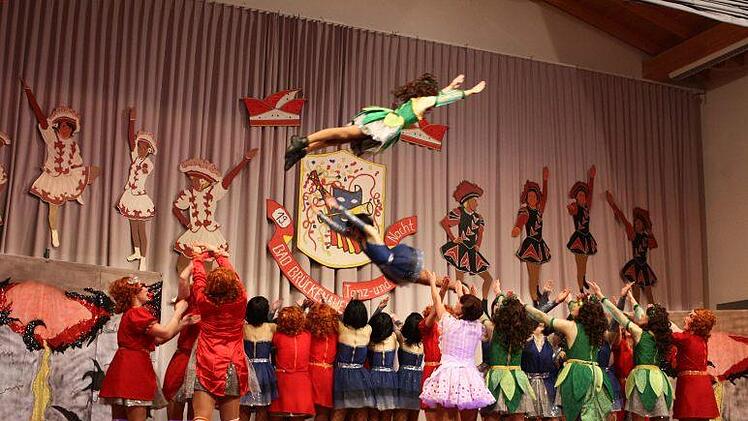 Der Showtanz der Jugendgarde aus Wiesentheid. Thomas Dill