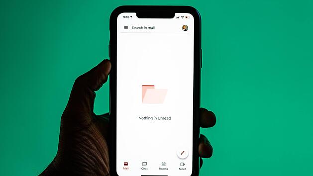 smartphone posteingang e-mail