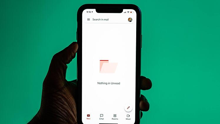 smartphone posteingang e-mail