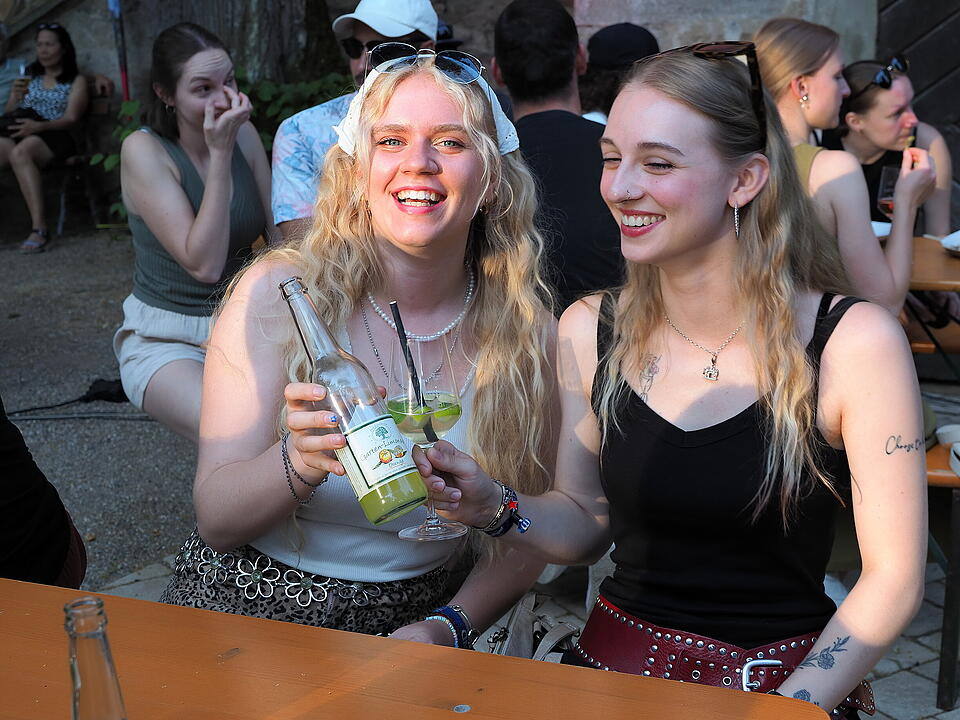 Das Fest fand im Schlosspark statt.