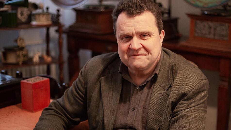 Durch Zufall hat Andreas Weihe das Grammophon für sich entdeckt - und ist dann nicht mehr davon losgekommen.Cäcilia Oswald