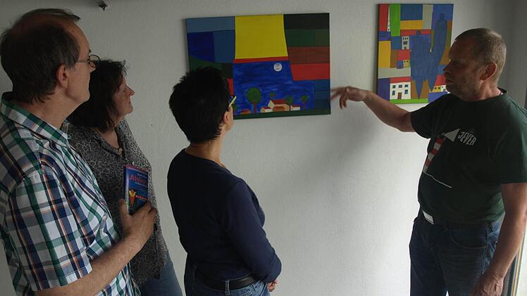 Tag des offenen Ateliers bei Günther Gößmann-Schmitt.