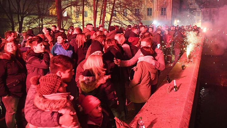 Silvester 2016 in Bamberg Foto: Ronald Rinklef