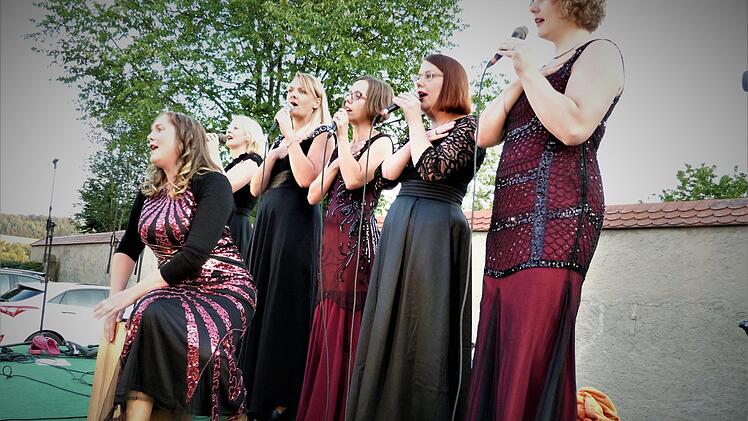 Die "Red Lips" aus dem Oberland gaben ihr Debüt beim Klosterspitzen-Festival. Foto: Werner Reißaus