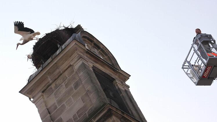 Abflug vom alten Rathaus in Höchstadt