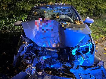 Lieferwagen kracht gegen Baum: Pizza-Fahrer bei Neuenmarkt verunglückt
