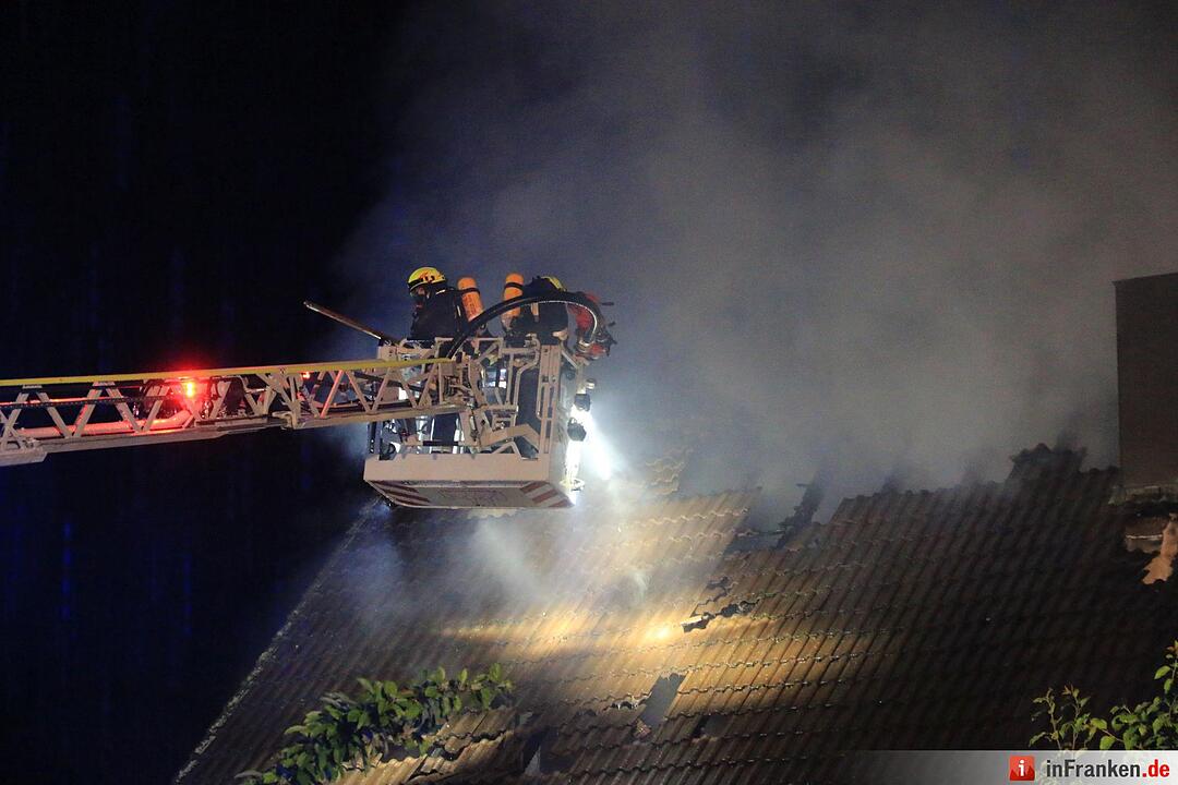 Blitzeinschlag in Gernach