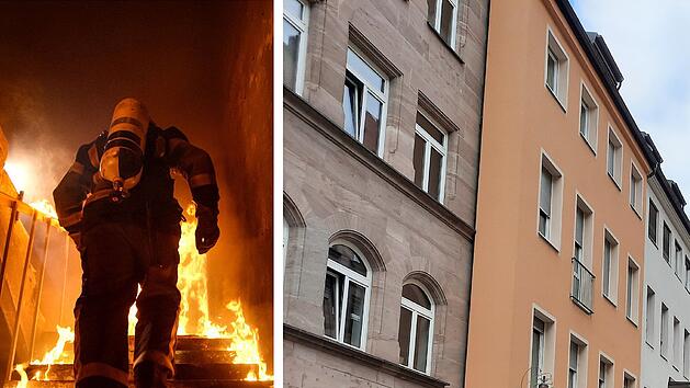 N&uuml;rnberg: Feuerwehr findet bei Einsatz in brennender Wohnung kleinen Hund im Rauch