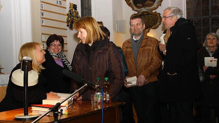 ... und nutz die Gelegenheit zum kurzen Gespräch mit den Zuhörern.