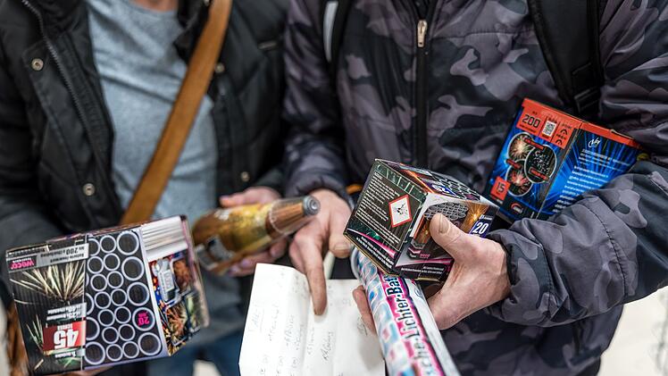 Silvester-Feuerwerksverkauf