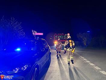 Feuerwehreinsatz in Bamberger Kleingartensiedlung