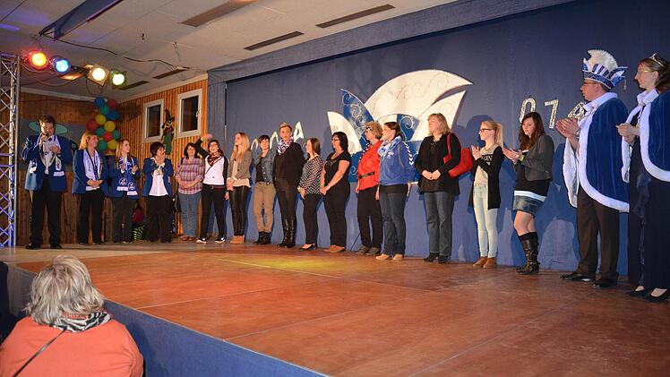 Jury, Organisationsteam, Prinzenpaar und Sitzungspräsident