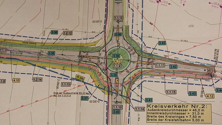 Der Kreisel auf der ehemaligen B 19. Foto: Ralf Ruppert