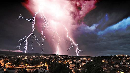 Am sp&auml;ten Dienstagabend hat es auch in Bad Kissingen ein kurzes Unwetter gegeben. Sch&auml;den wurden hier nicht gemeldet.