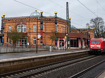 Hundertwasser-Bahnhof in Uelzen