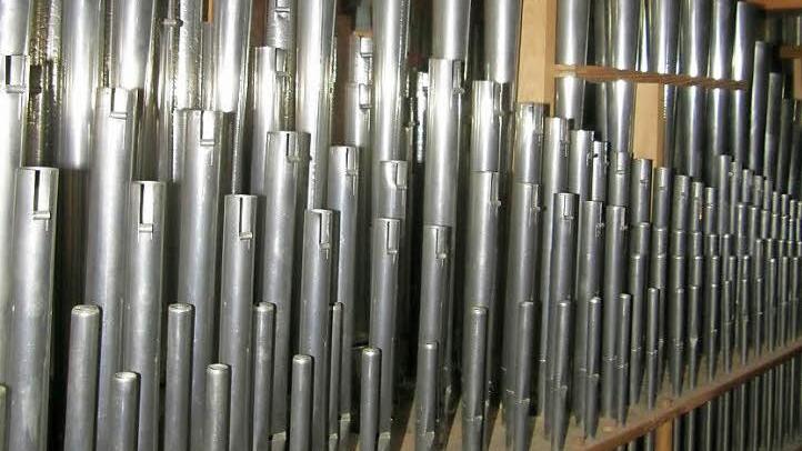 Blick ins Innere der Orgel  Foto: Pauline Lindner