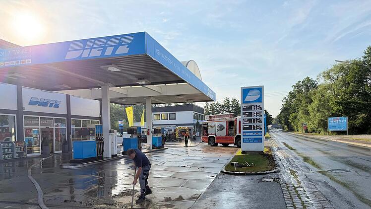 Unerwartetes Unwetter-Chaos: Rinnsal in Ebern wird zum rei&szlig;enden Fluss