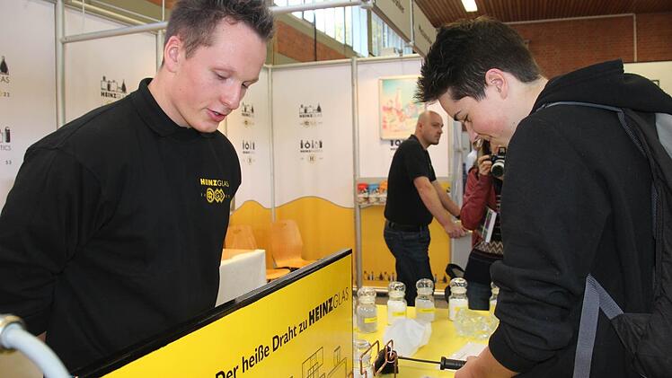 Am Stand von Heinz-Glas  Foto: Veronika Schadeck