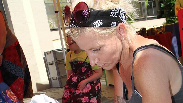 Der Lichtenfelser Marktplatz wurde zum Kinderparadies.  Fotos: Gerda Völk