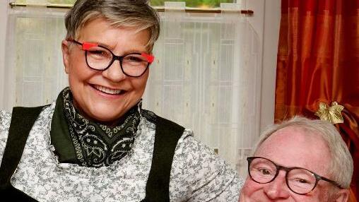 Emmi Weiss und Klaus-Peter Gäbelein liefen bei der Stadtverführung zur Höchstform auf.