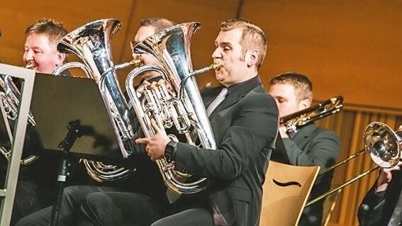 Die Brass Band Bamberg gastiert in der Redwitzer Kuratie. Foto: privat
