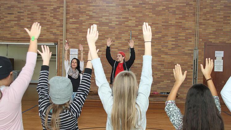 Hip-Hop-Unterricht in der Pressecker Grundschule Foto: Mona Hain