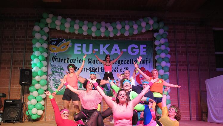 Eine der vielen tollen Szenen auf der Bühne der EU-KA-GE, der Euerdorfer Karnevalsgesellschaft. Foto: Doris Bauer