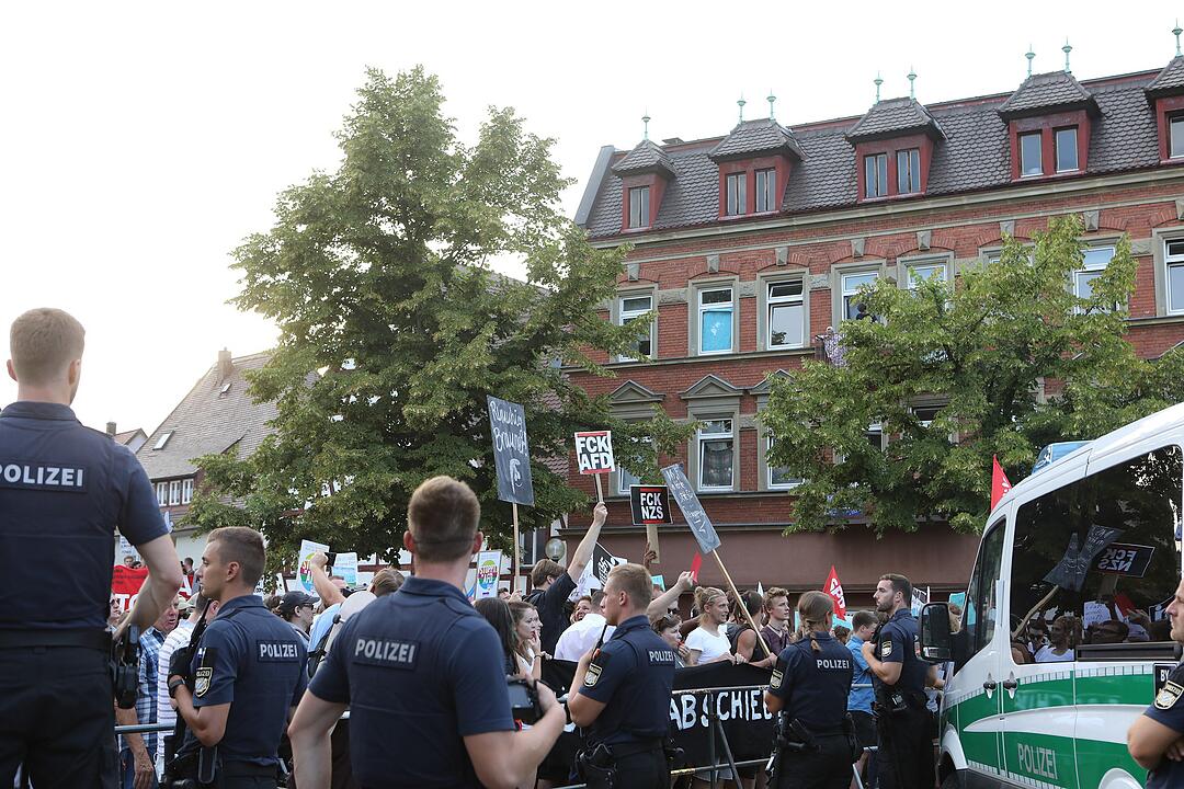 Björn Höcke in Forchheim: Demonstrationen gegen AfD-Politiker