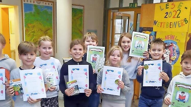 Wettbewerb der besten Leserinnen und Leser der Grundschule Bad Brückenau