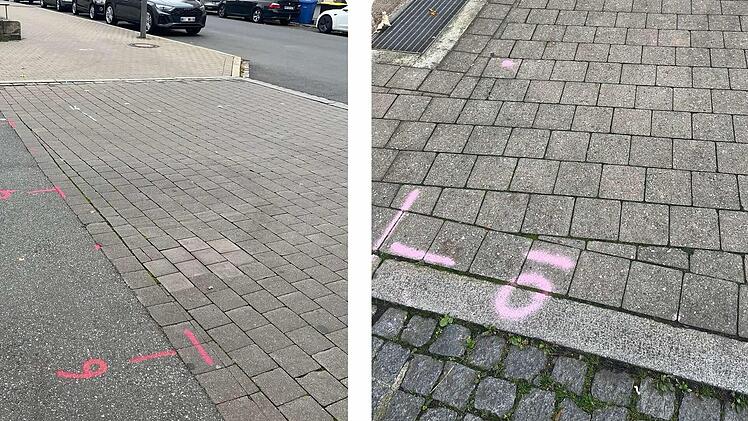 Mysteriöse Markierungen in Nürnberg: "Was sind das für komische Zeichen?"