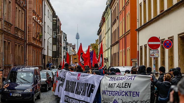 Demonstration in Nürnberg gegen das Urteil im Fall Hanna S.
