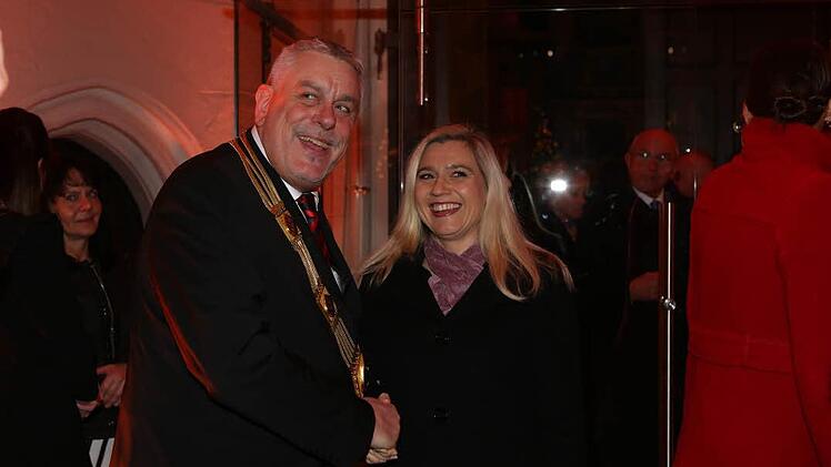 OB Tessmer mit Ministerin Melanie Huml Foto: Barbara Herbst