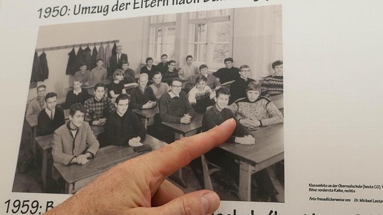 Ein Klassenfoto mit Wilfried Böse. Ab 1959 besuchte er die Alte Oberrealschule in Bamberg, das heutige Clavius-Gymnasium. Foto: Barbara Herbst