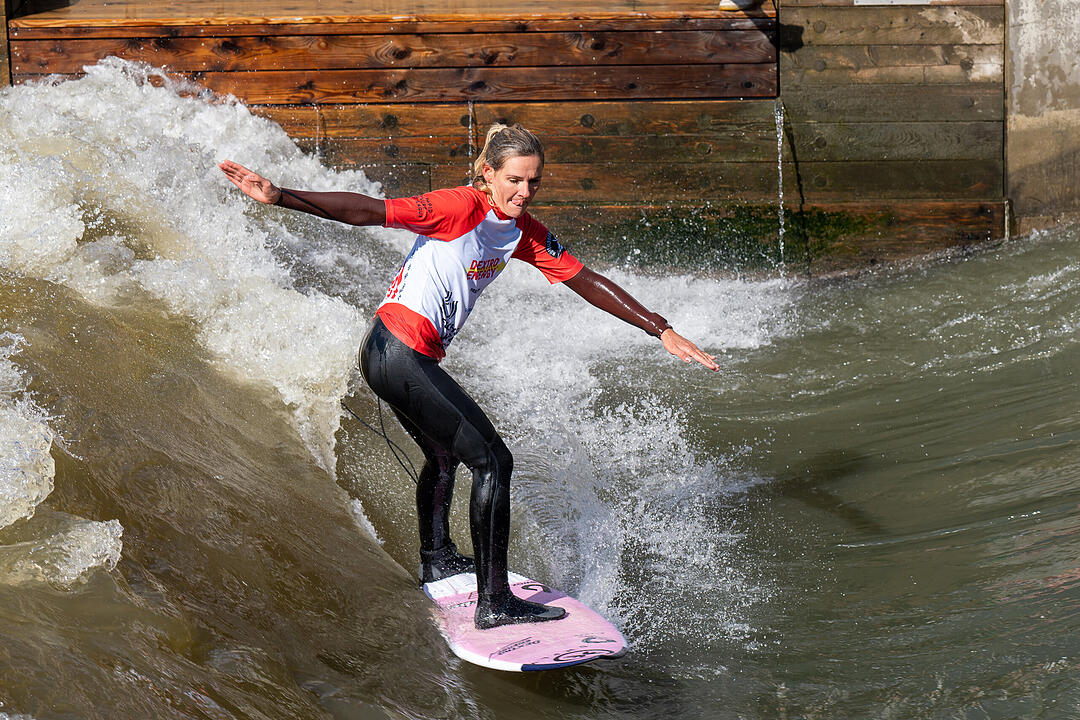 Die Surferwelle mitten in Nürnberg