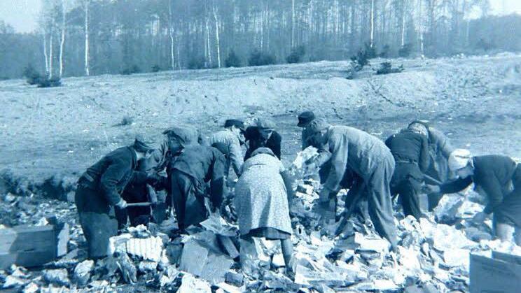 Deutsche als Müllsammler - in Bamberg 1952. Foto: Emil Bauer