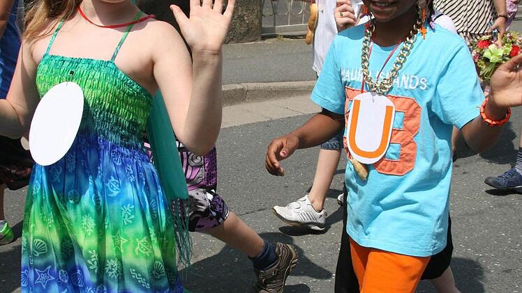 Das Sport-Motto machte den Kids richtig Spaß.