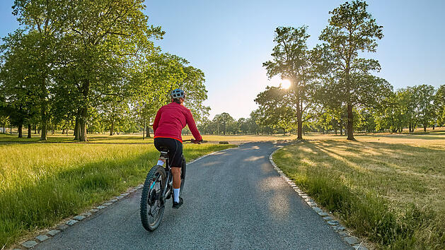 Radfahren durch die fränkische Natur
