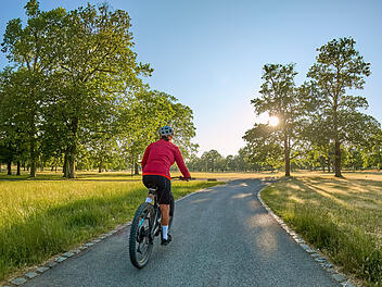 Radfahren durch die fränkische Natur
