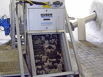 Die Rechenanlage der Kläranlage Ebermannstadt Foto: Stadt Ebermannstadt