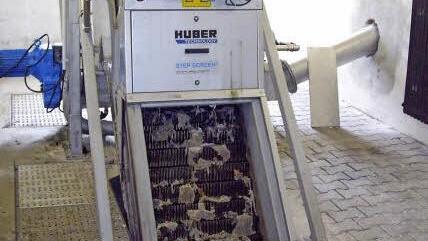 Die Rechenanlage der Kläranlage Ebermannstadt Foto: Stadt Ebermannstadt