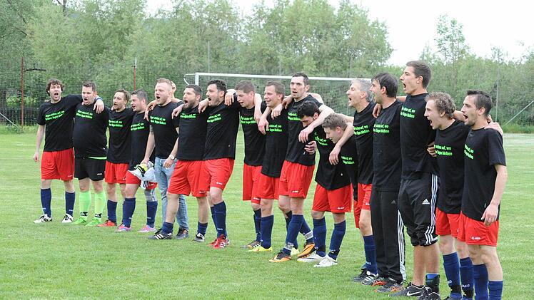Der SV Pfaffenhausen ist Meister in der B-Klasse Rhön 2. Foto: Hopf