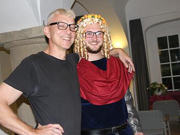 Der Regisseur Daniel Leistner (links) und Jan Welsch freuen sich auf die  Aufführungen.Fotos: Veronika Schadeck