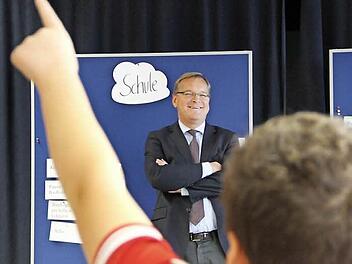 Oberbürgermeister Andreas Starke hatte für die Fragen der Jugendlichen ein offenes Ohr. Foto: Stadt Bamberg