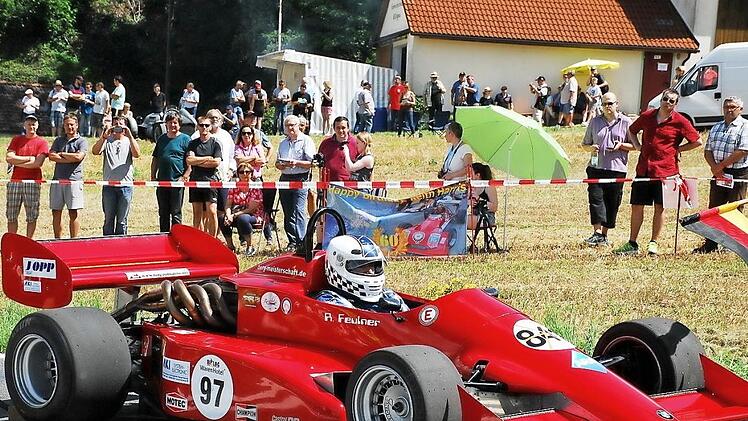 Einer der beiden Formel-2-Rennwagen, gefahren von Richard Feulner (Kulmbach)  Fotos: gerdplietschpresse.de