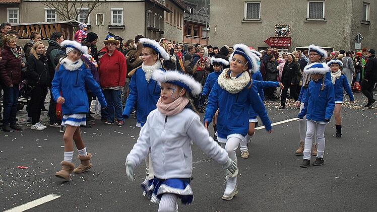 Impressionen vom Faschingsumzug in Steinwiesen. Foto: Susanne Deuerling