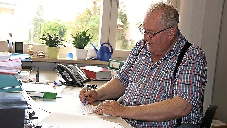 Noch heute, mit 77 Jahren, "mischt" Seniorchef Günter Freß in seiner und der Firma seines Sohnes Friedrich mit.