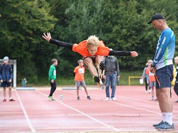 Moritz Füller vom TSV Oberthulba trumpfte groß auf.   Foto: TSV Oberthulba