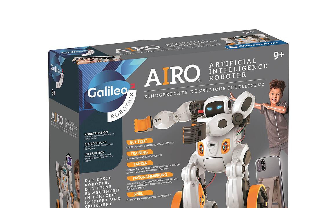 Die besten Spielzeuge 2024: AIRO – Artificial Intelligence Roboter  Entdecke die Welt der KI mit Galileo Robotics