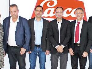 Betriebsjubilare der Lasco Umformtechnik GmbH, Coburg, wurden in einer Feierstunde von Gesch&auml;ftsf&uuml;hrung und Belegschaftsvertretung begl&uuml;ckw&uuml;nscht. Foto: privat